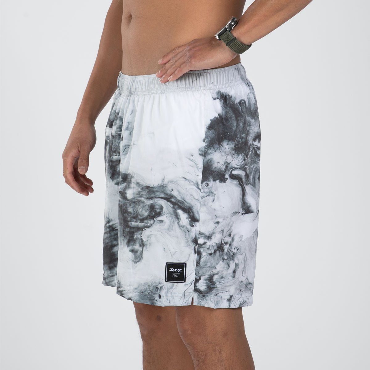 Zoot Sports RUN BOTTOMS Men's Elite Run 7" Short - White Hot