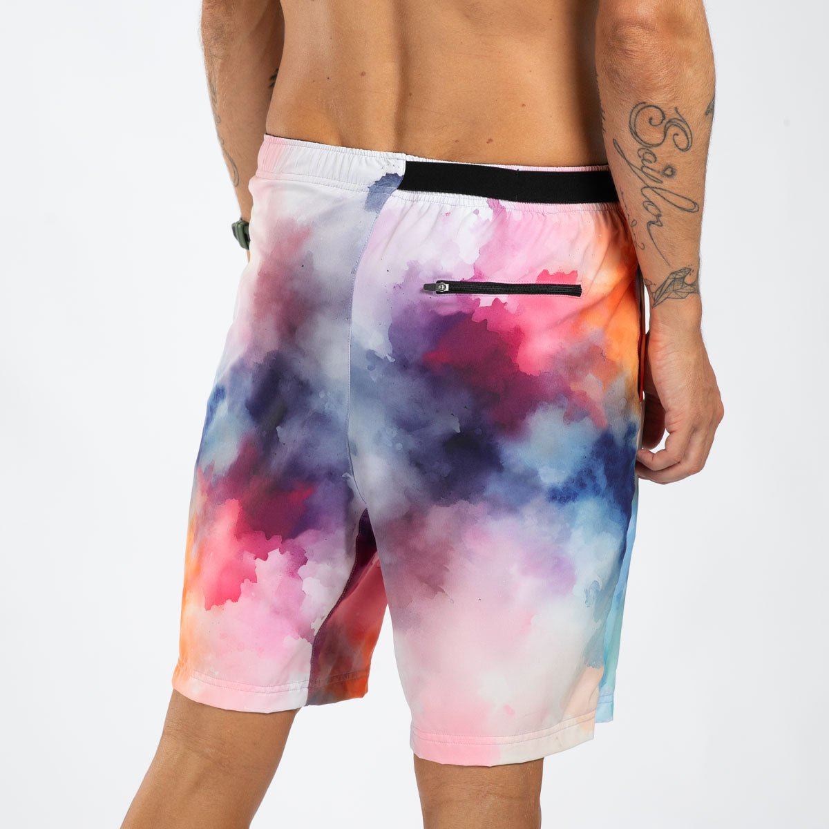 Zoot Sports RUN BOTTOMS Men's Elite Run 8" Short 2 in 1 - Chromoflow
