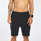 Zoot Sports RUN BOTTOMS Men's Elite Run 8" Short 2 in 1 - Jet Black