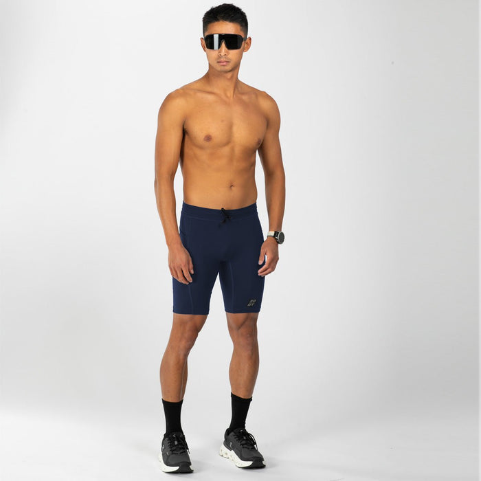 Zoot Sports RUN BOTTOMS Men's Elite Run 9" 1/2 Tight - Deep Navy