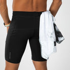 Zoot Sports RUN BOTTOMS Men's Elite Run 9" 1/2 Tight - Jet Black