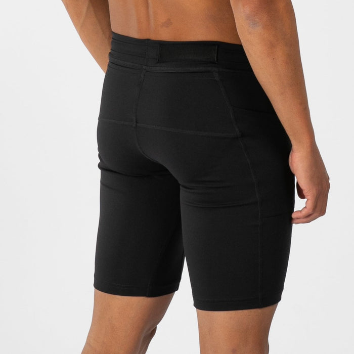 Zoot Sports RUN BOTTOMS Men's Elite Run 9" 1/2 Tight - Jet Black