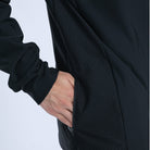 Zoot Sports RUN BOTTOMS Men's Elite Run Hallocore Thermal 1/2 Zip - Jet Black