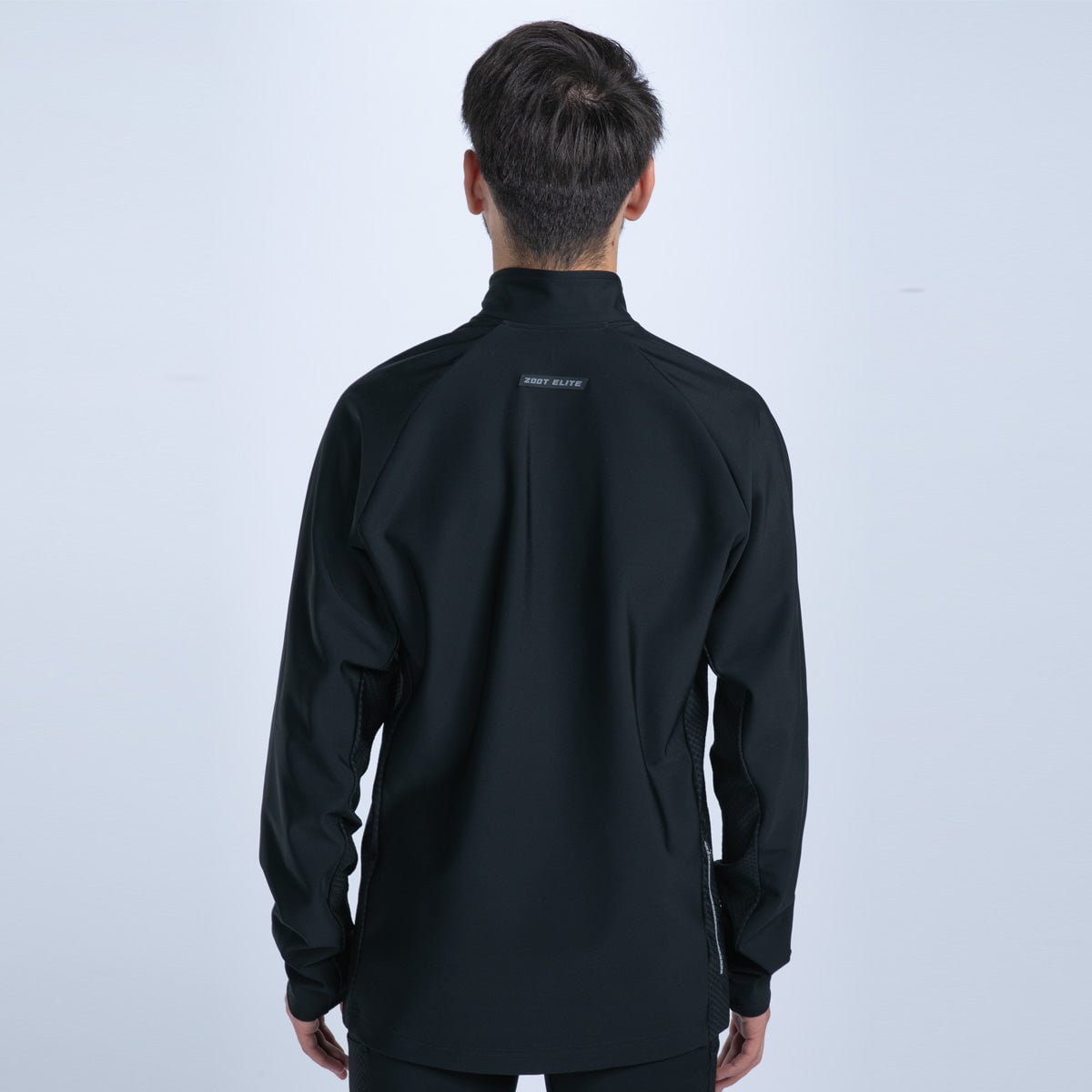 Zoot Sports RUN BOTTOMS Men's Elite Run Hallocore Thermal 1/2 Zip - Jet Black