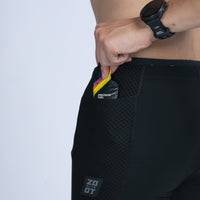 Zoot Sports RUN BOTTOMS Men's Elite Run Hallocore Thermal Tight - Jet Black