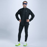Zoot Sports RUN BOTTOMS Men's Elite Run Hallocore Thermal Tight - Jet Black