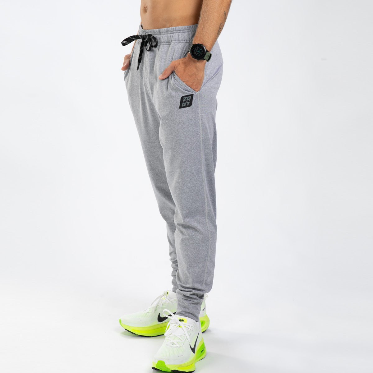 Zoot Sports RUN BOTTOMS Men's Elite Run Jogger - Heather Grey