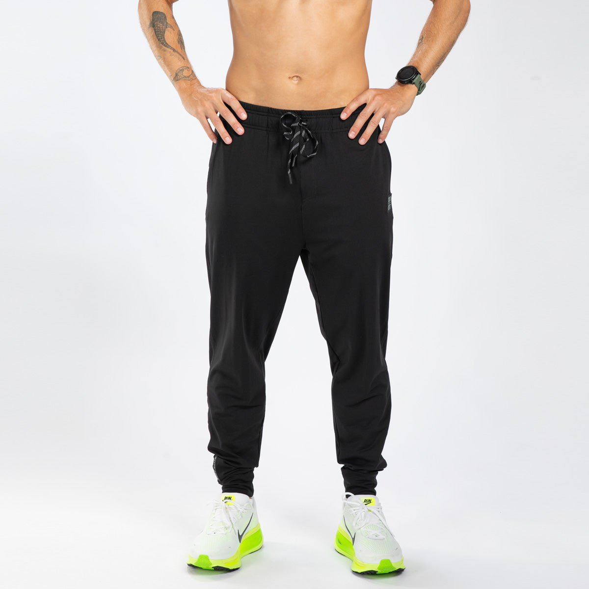 Zoot Sports RUN BOTTOMS Men's Elite Run Jogger - Jet Black