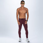 Zoot Sports RUN BOTTOMS Men's Elite Run Tight - Burgundy
