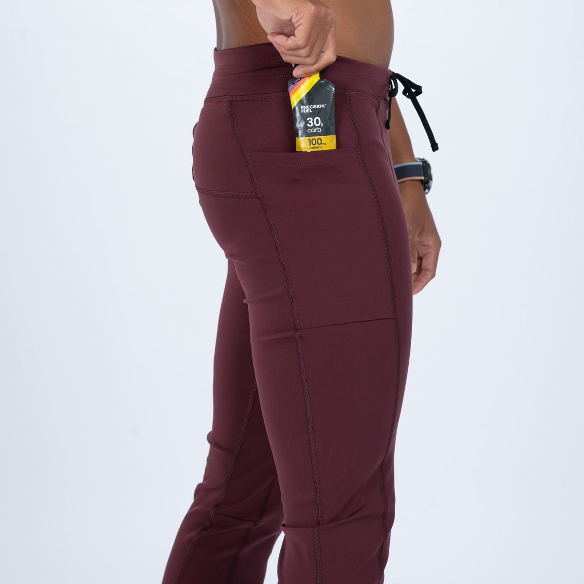 Zoot Sports RUN BOTTOMS Men's Elite Run Tight - Burgundy