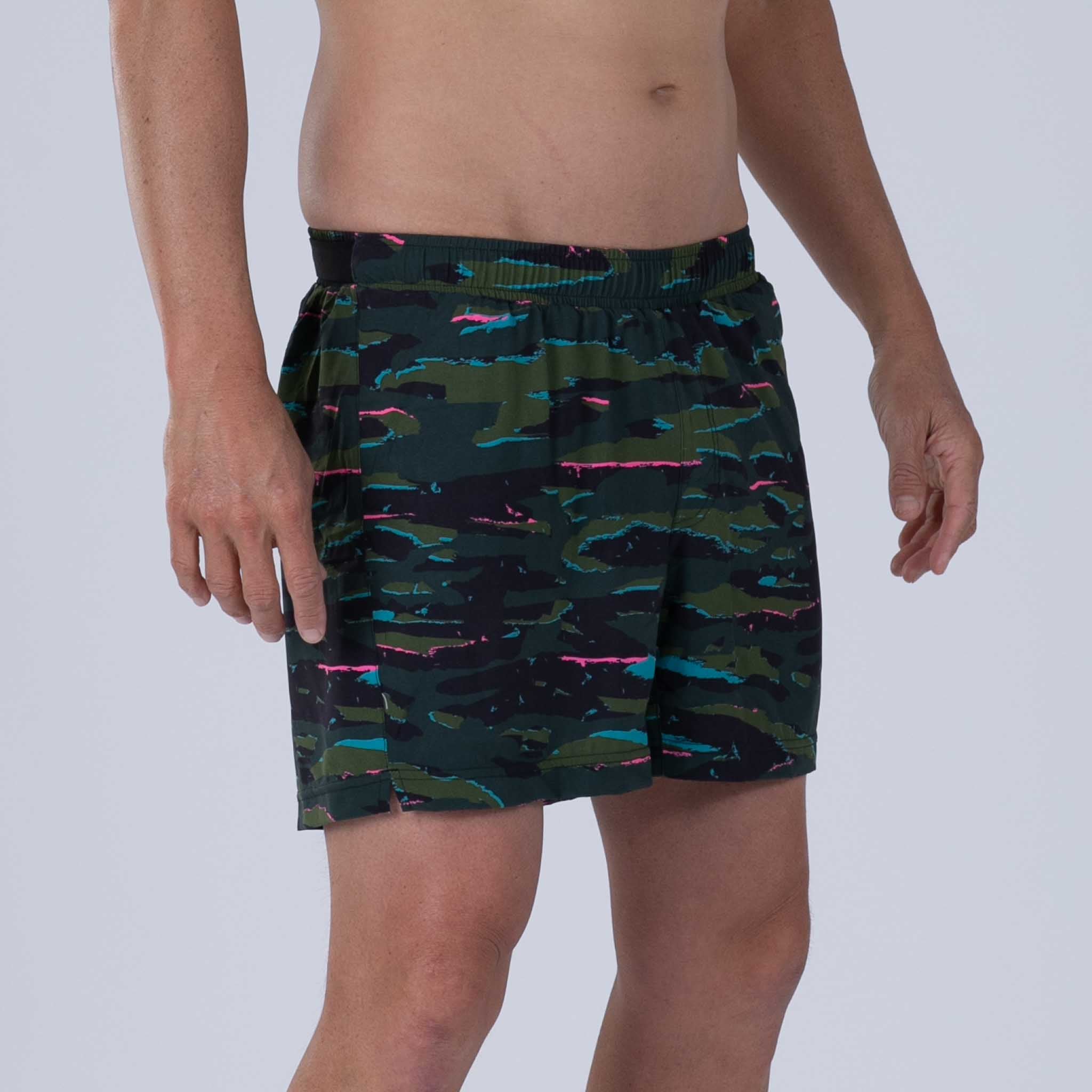 Zoot Sports RUN BOTTOMS Men's Ltd Run 5" Short - Cali Camo