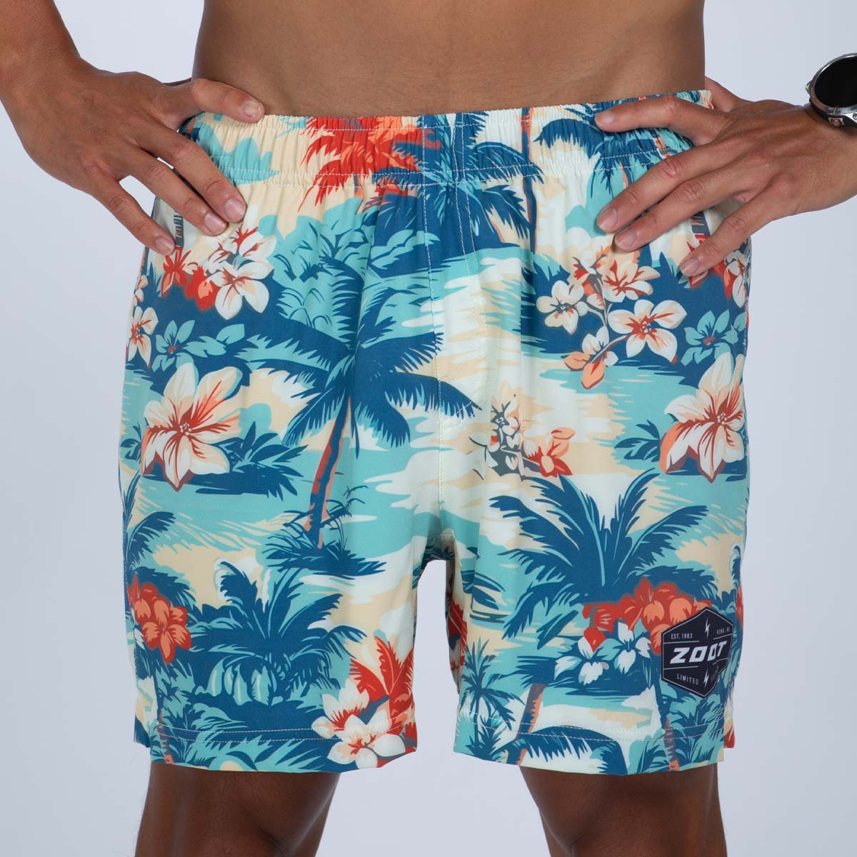 Zoot Sports RUN BOTTOMS Men's Ltd Run 5" Short - Vintage Hula