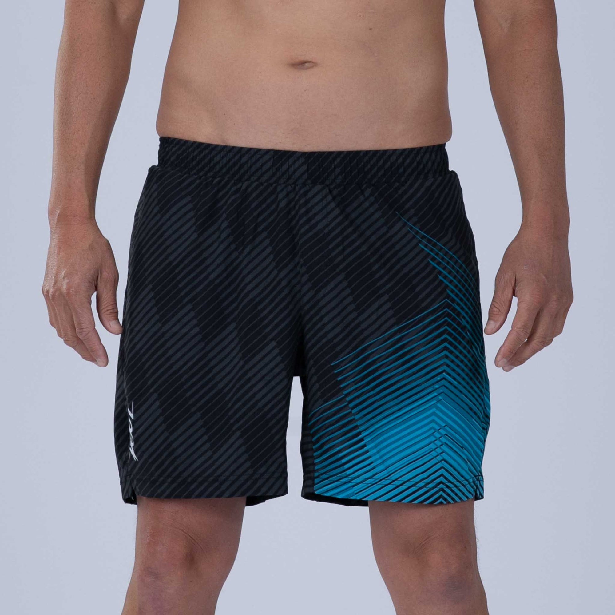 Zoot Sports RUN BOTTOMS Men's Ltd Run 7" Short - Blue Wave