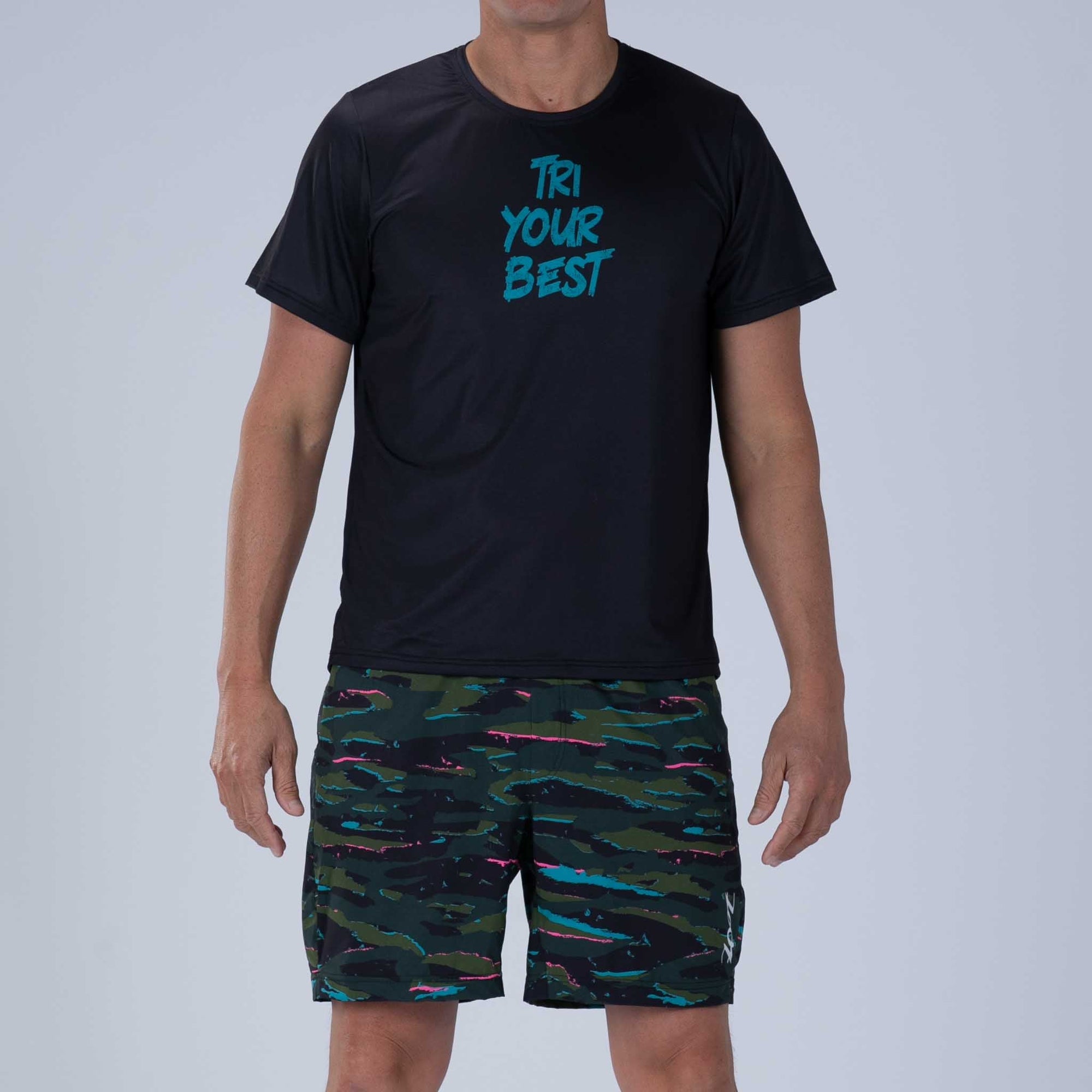 Zoot Sports RUN BOTTOMS Men's Ltd Run 7" Short - Cali Camo