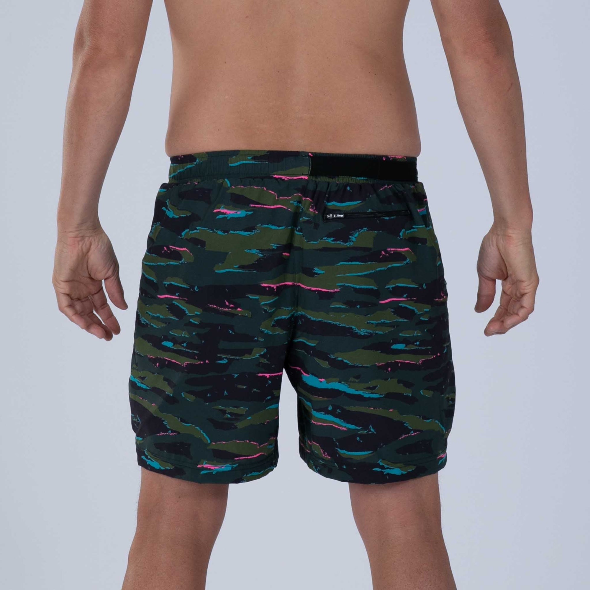 Zoot Sports RUN BOTTOMS Men's Ltd Run 7" Short - Cali Camo