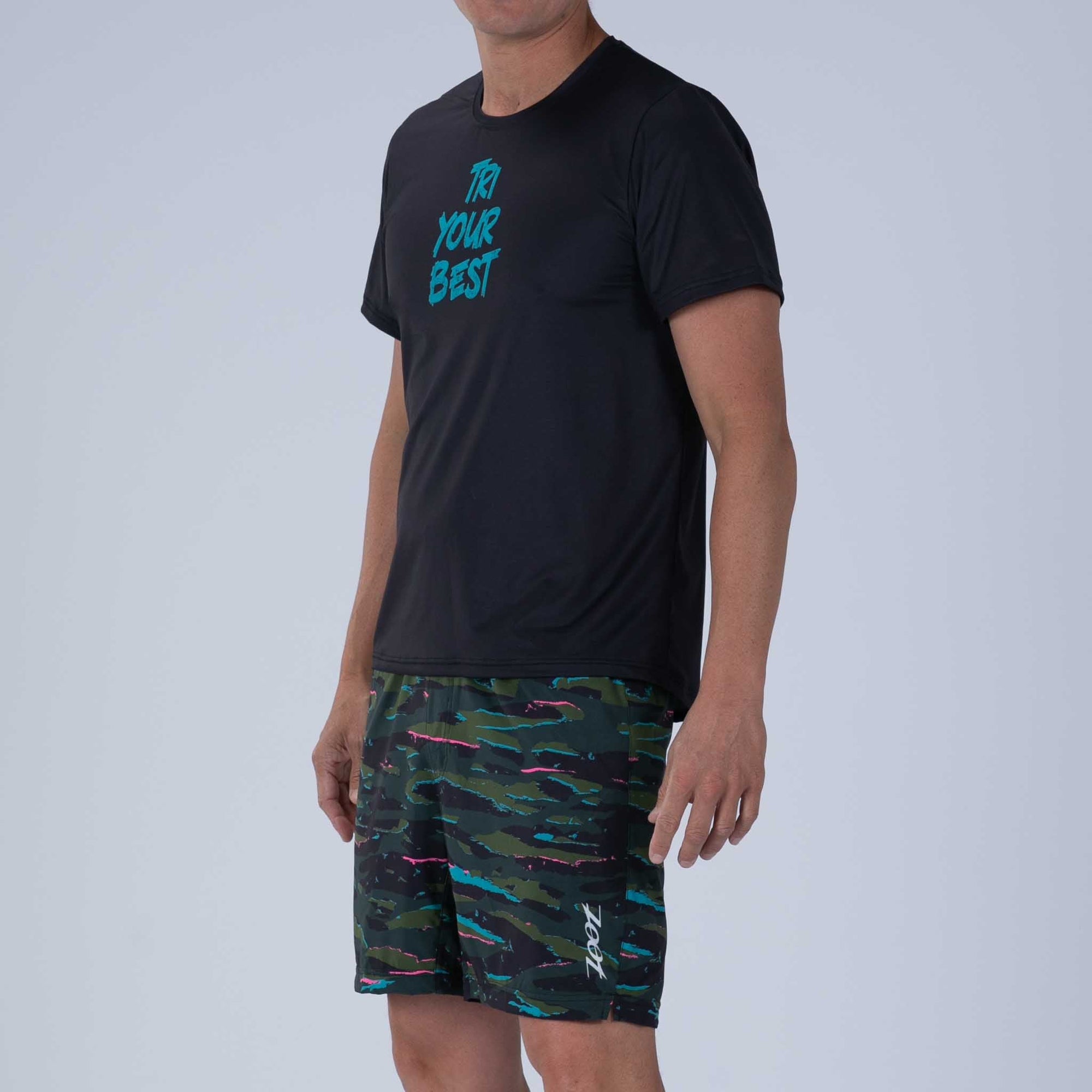 Zoot Sports RUN BOTTOMS Men's Ltd Run 7" Short - Cali Camo