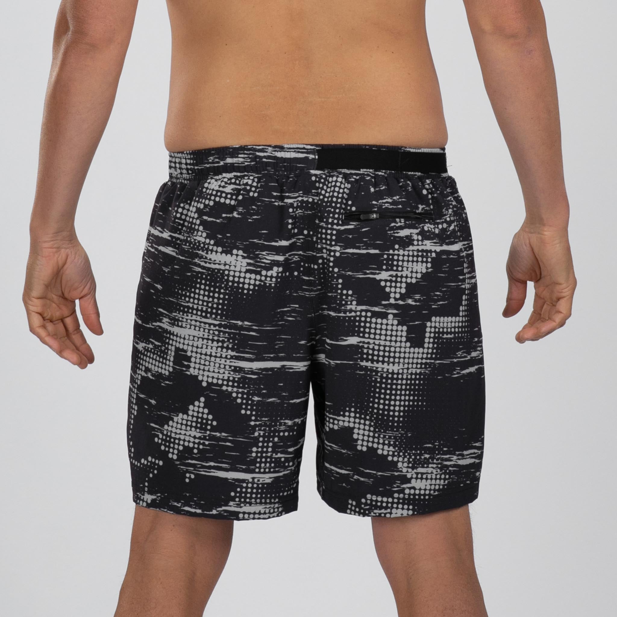 Zoot Sports RUN BOTTOMS Men's Ltd Run 7" Short - Distortion