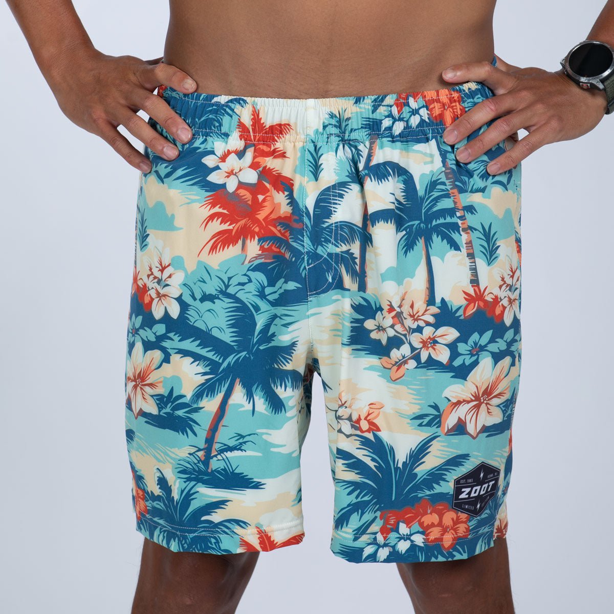Zoot Sports RUN BOTTOMS Men's Ltd Run 7" Short - Vintage Hula