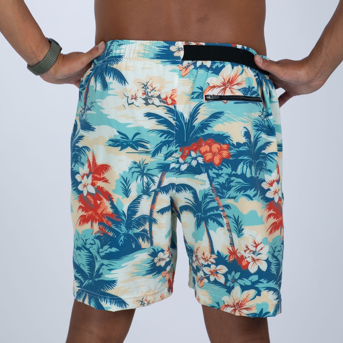 Zoot Sports RUN BOTTOMS Men's Ltd Run 7" Short - Vintage Hula