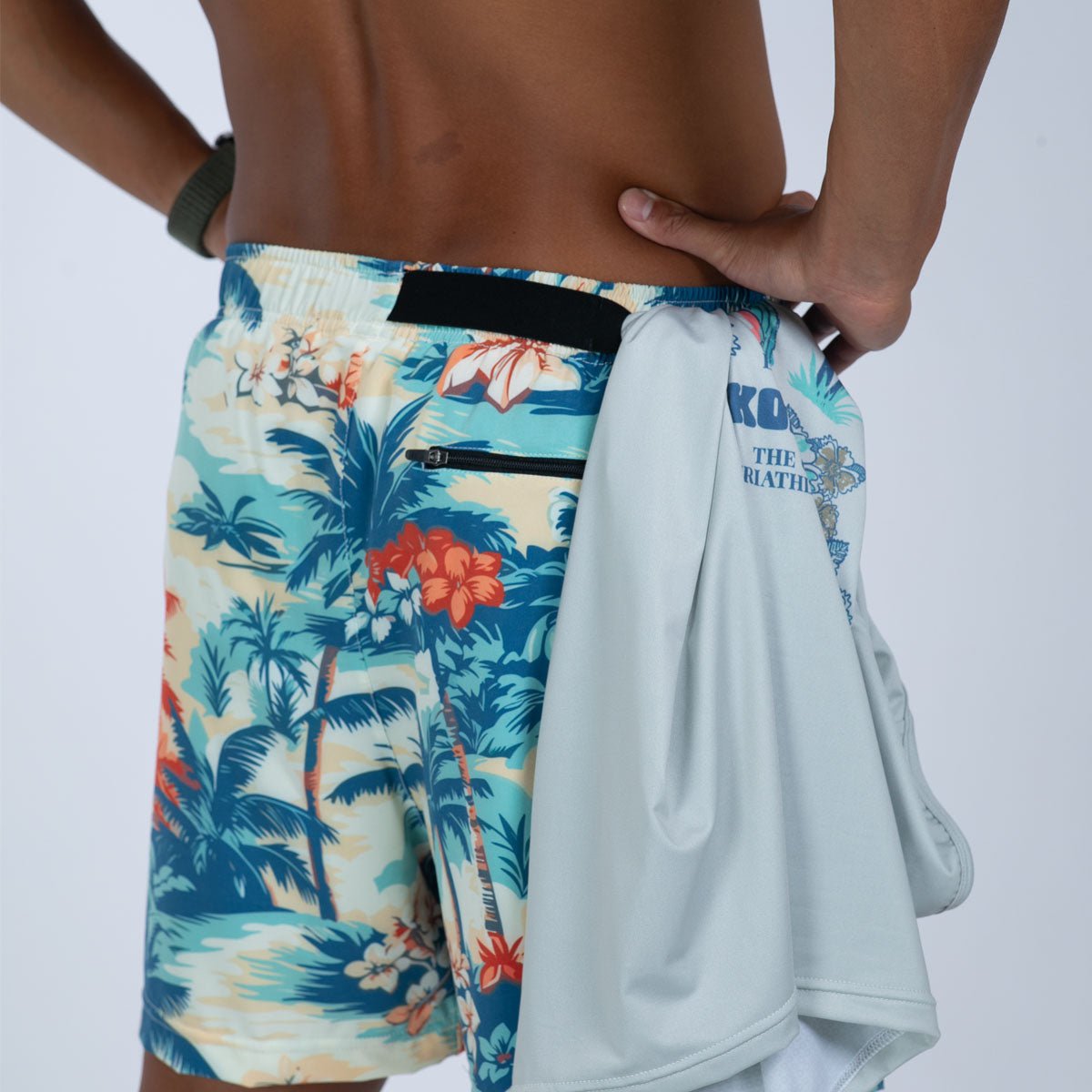 Zoot Sports RUN BOTTOMS Men's Ltd Run 7" Short - Vintage Hula