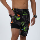Zoot Sports RUN BOTTOMS Men's Ltd Run 8" Short 2 in 1 - Tropical Magic