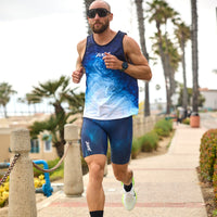 Zoot Sports RUN BOTTOMS Men's Ltd Run 9 1/2" Tight - La Plage