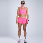 Zoot Sports RUN BOTTOMS Women's Core Run 3" Short - Bright Pink