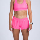 Zoot Sports RUN BOTTOMS Women's Core Run 3" Short - Bright Pink