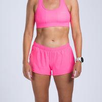 Zoot Sports RUN BOTTOMS Women's Core Run 3" Short - Bright Pink