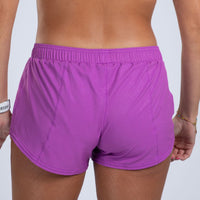 Zoot Sports RUN BOTTOMS Women's Core Run 3" Short - Deep Purple