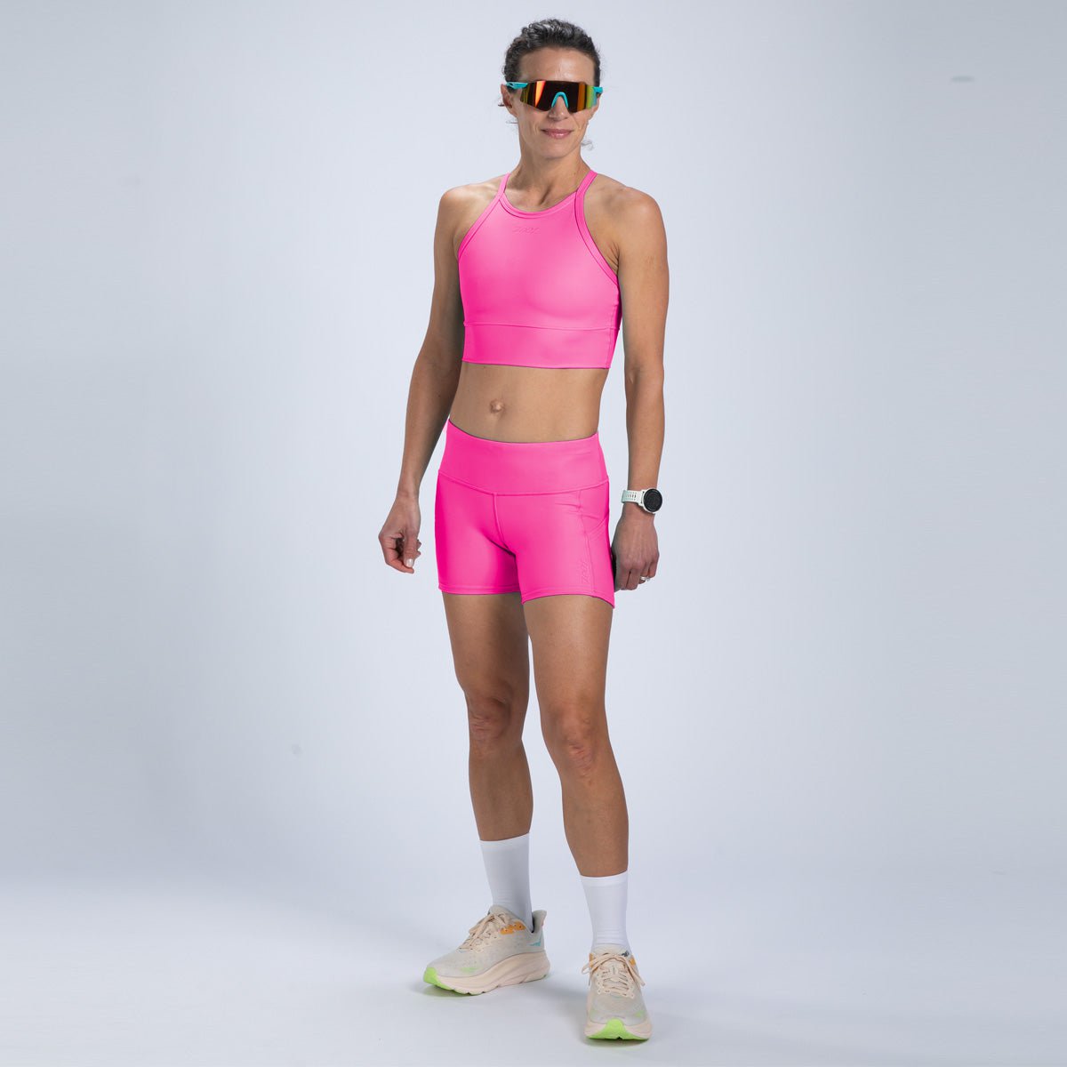 Zoot Sports RUN BOTTOMS Women's Core Run Pulse 4" Short - Bright Pink