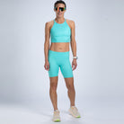 Zoot Sports RUN BOTTOMS Women's Core Run Pulse 8" Short - Aqua Blue
