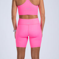 Zoot Sports RUN BOTTOMS Women's Core Run Pulse 8" Short - Bright Pink