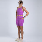 Zoot Sports RUN BOTTOMS Women's Core Run Pulse 8" Short - Deep Purple