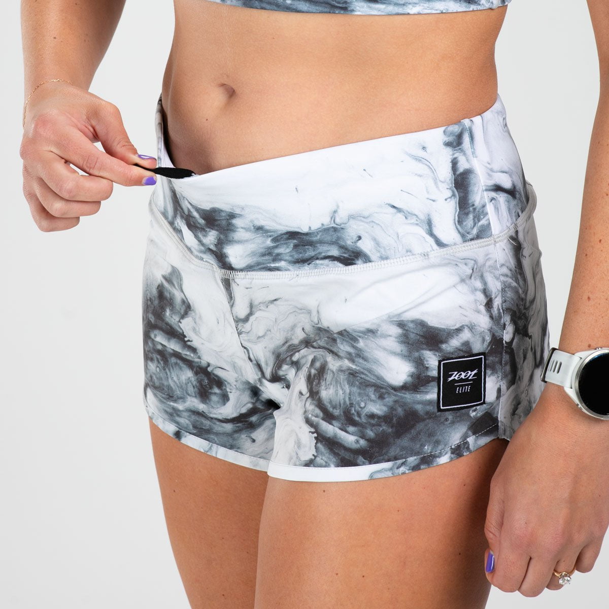 Zoot Sports RUN BOTTOMS Women's Elite Run 3" Short - White Hot