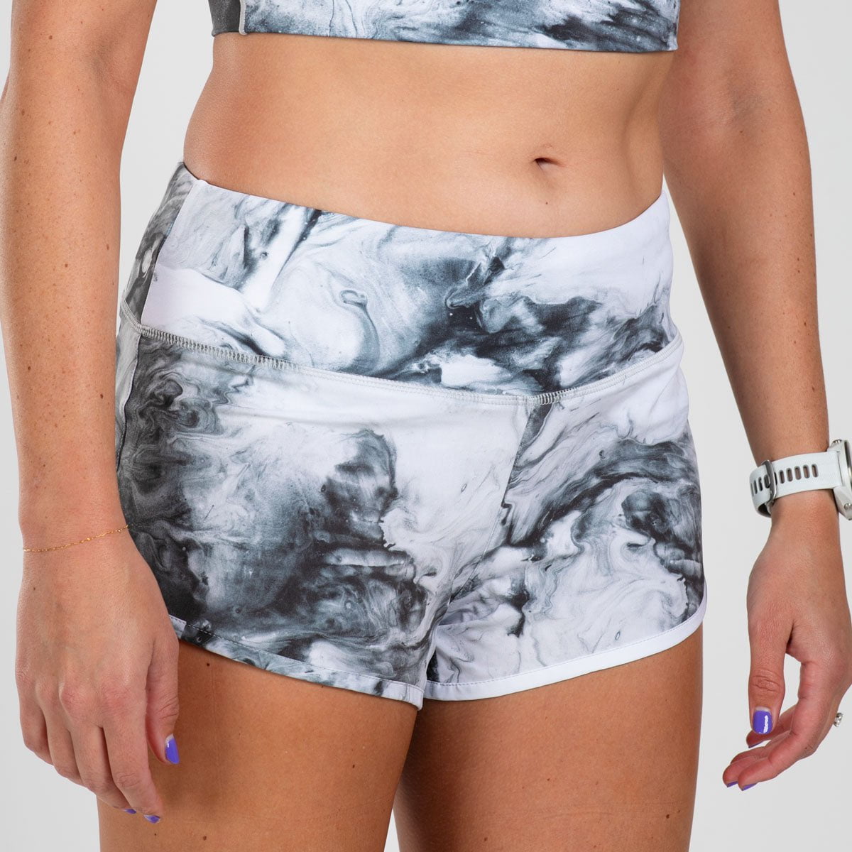 Zoot Sports RUN BOTTOMS Women's Elite Run 3" Short - White Hot