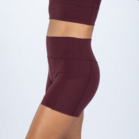 Zoot Sports RUN BOTTOMS Women's Elite Run 5" High-Rise Short - Burgundy