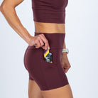 Zoot Sports RUN BOTTOMS Women's Elite Run 5" High-Rise Short - Burgundy