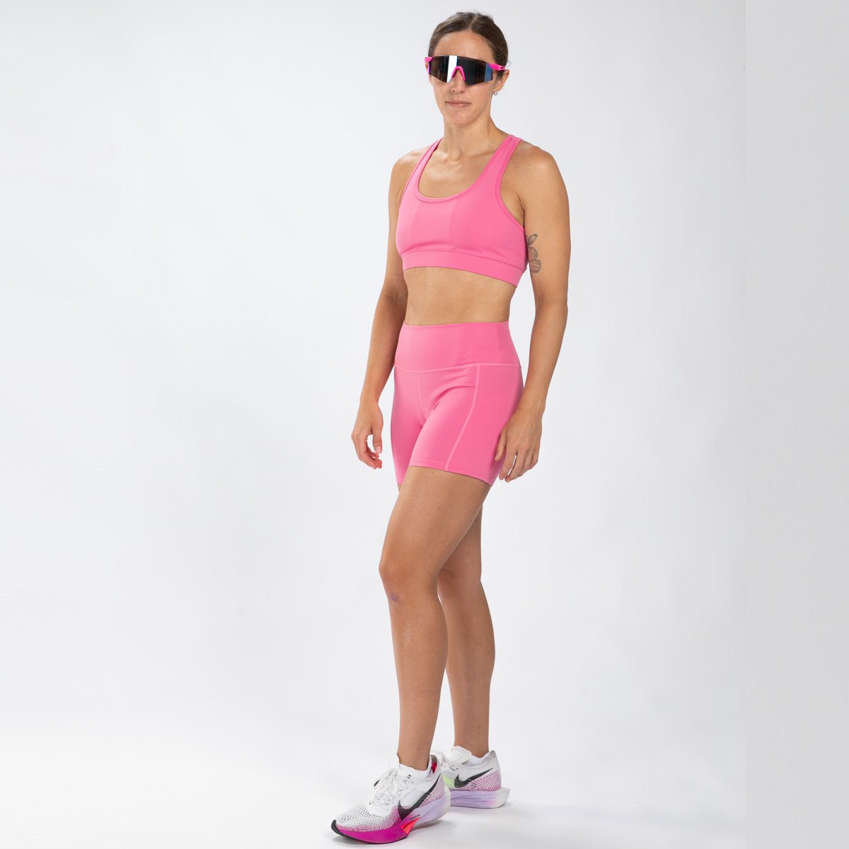 Zoot Sports RUN BOTTOMS Women's Elite Run 5" High-Rise Short - Rose