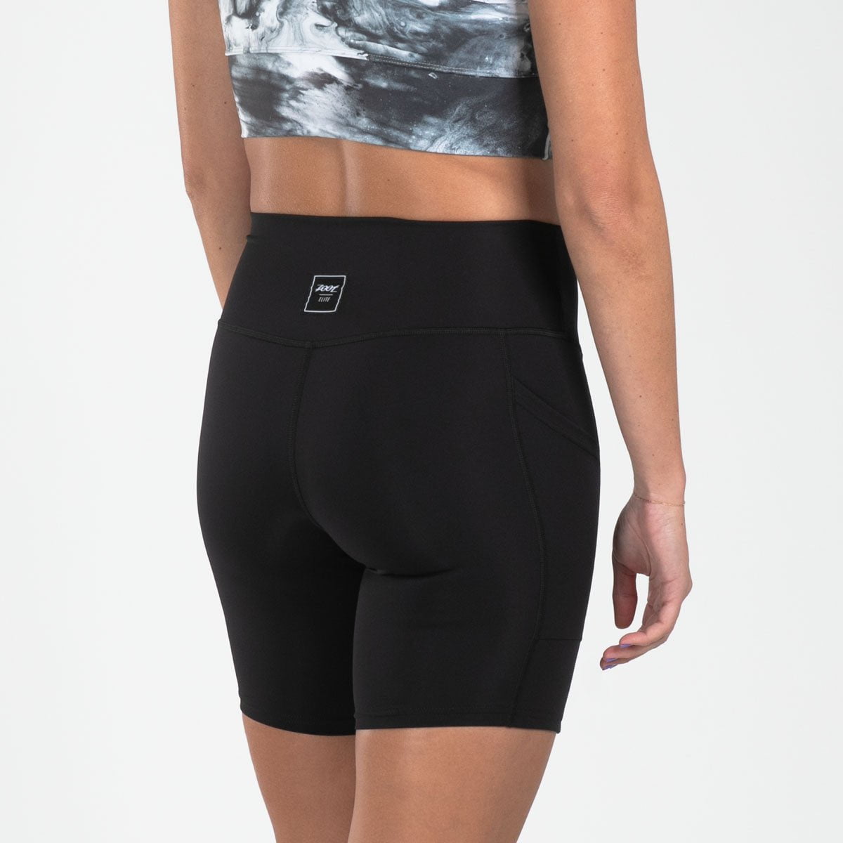 Zoot Sports RUN BOTTOMS Women's Elite Run 8" Short - Black