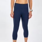 Zoot Sports RUN BOTTOMS Women's Elite Run High Rise Capri - Deep Navy