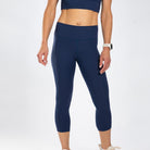 Zoot Sports RUN BOTTOMS Women's Elite Run High Rise Capri - Deep Navy