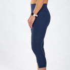 Zoot Sports RUN BOTTOMS Women's Elite Run High Rise Capri - Deep Navy
