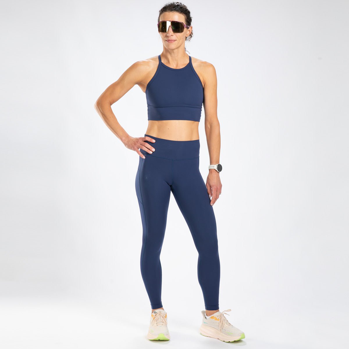 Zoot Sports RUN BOTTOMS Women's Elite Run High Rise Tight - Deep Navy