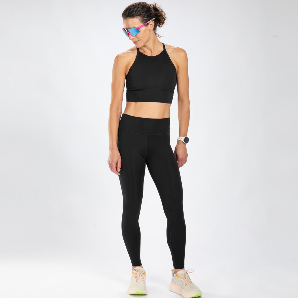 Zoot Sports RUN BOTTOMS Women's Elite Run High Rise Tight - Jet Black