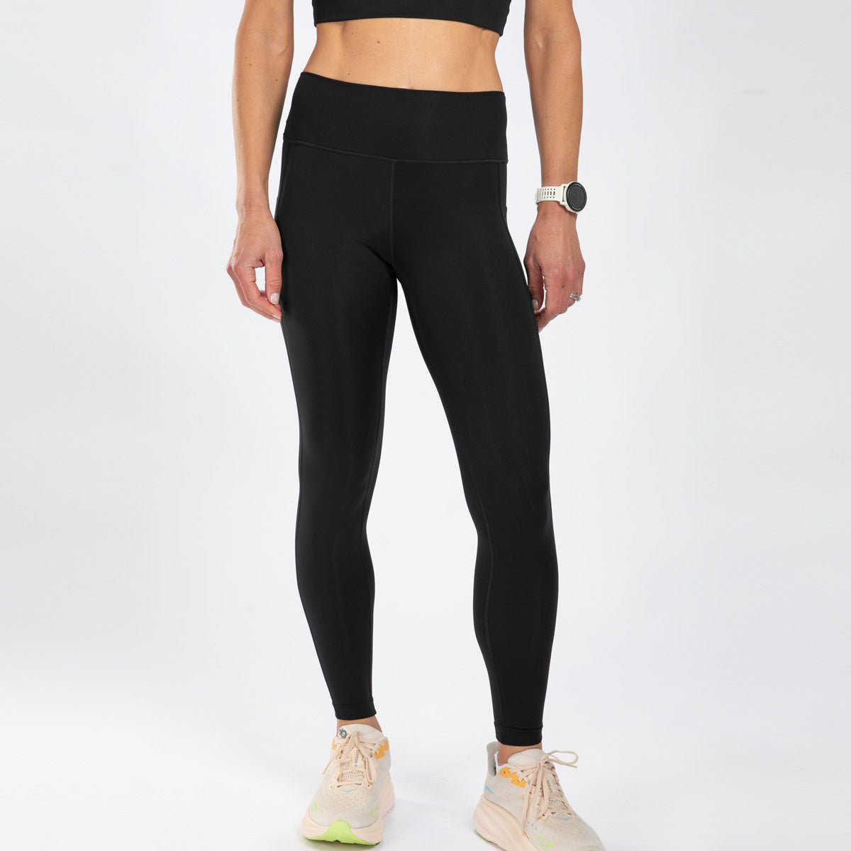 Zoot Sports RUN BOTTOMS Women's Elite Run High Rise Tight - Jet Black