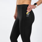 Zoot Sports RUN BOTTOMS Women's Elite Run High Rise Tight - Jet Black