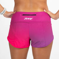 Zoot Sports RUN BOTTOMS Women's Ltd Run 3" Short - Believe