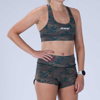 Zoot Sports RUN BOTTOMS Women's Ltd Run 3" Short - Cali Camo