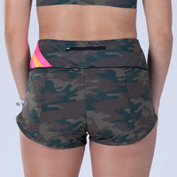 Zoot Sports RUN BOTTOMS Women's Ltd Run 3" Short - Cali Camo